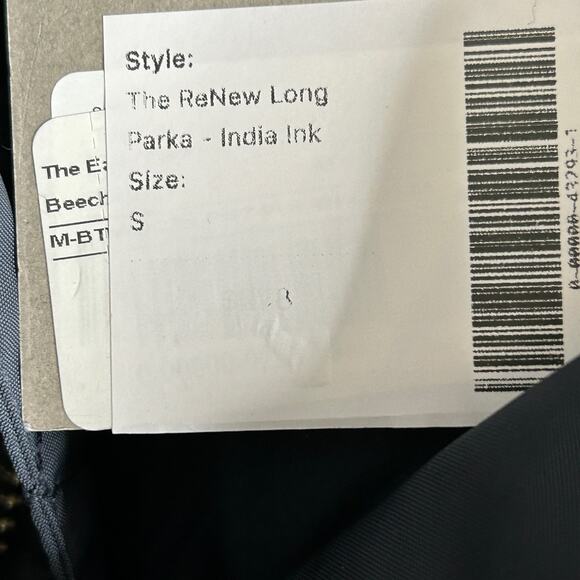 Everlane The ReNew Long Parka Coat India Ink Men's Size Small NWT Primaloft - Picture 16 of 16